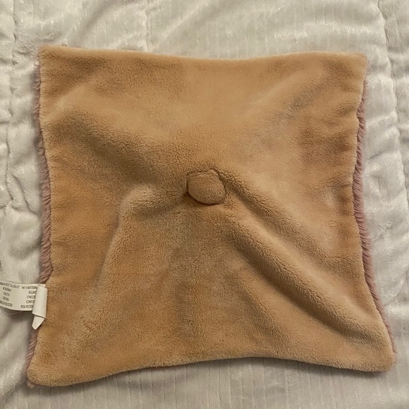 Kelly Toys Teddy Bear Brown Plush Baby Security Blanket Lovey with Rattle Head - Picture 4 of 4